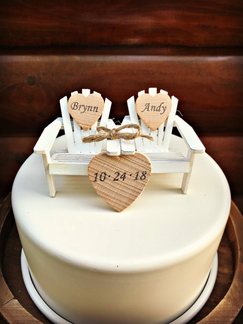 Adirondack Beach Chair Wedding Cake Toppers Mr And Mrs Etsy