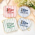 Custom School Pennant Flag Ring Dish: Class of 2026 Graduation Gift, College University Pride Spirit Gift, Senior Striped Tray for Her product logo