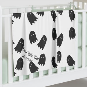 Personalized Goth Baby Swaddle Blanket, Gothic Baby,  Gothic Baby Blanket, Goth Baby Blanket, New Baby, Goth Baby Gift, Gothic Nursery