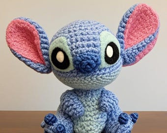 Stitch Amigurumi Häkelanleitung PDF – Stofftier | Zwischenmuster | Digitaler Download