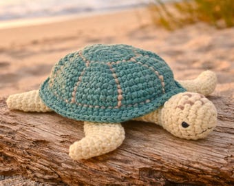 Sea Schildkröte in Lion Brand Wool-Ease Dick & Schnell - Herunterladbare PDF