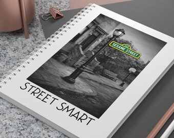 Sesame Street Spiral Notebook | Street Smart, Nostalgic Design Journal