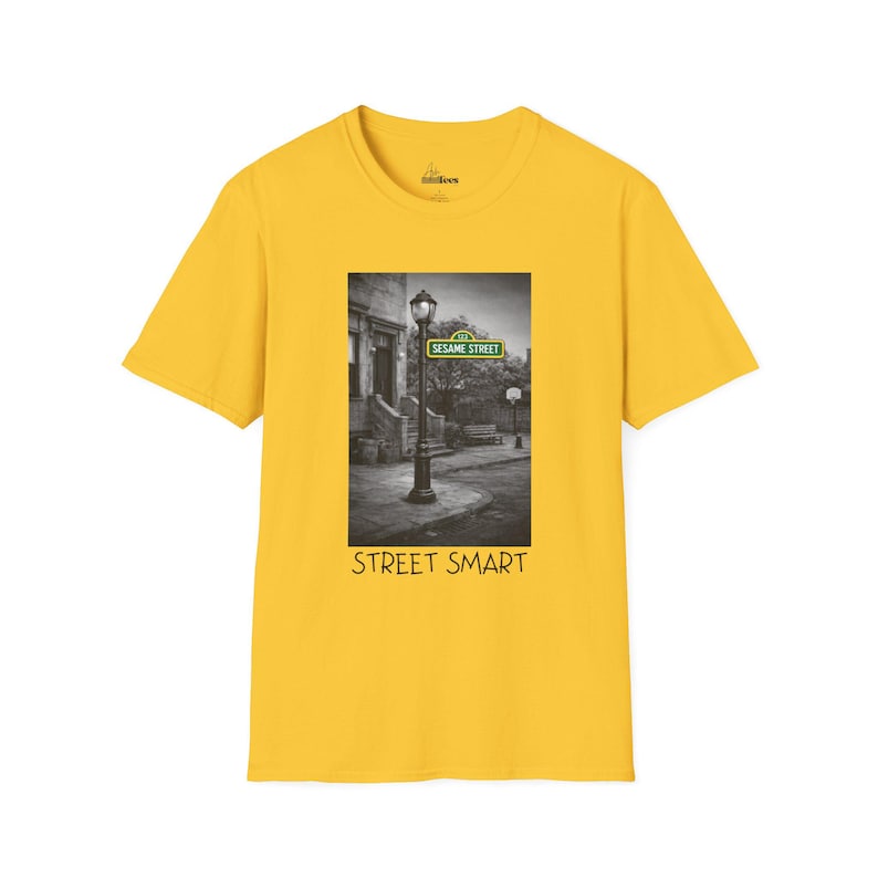 Sesame Street Adult Tee | Street Smart Shirt | PBS T-shirt image 7