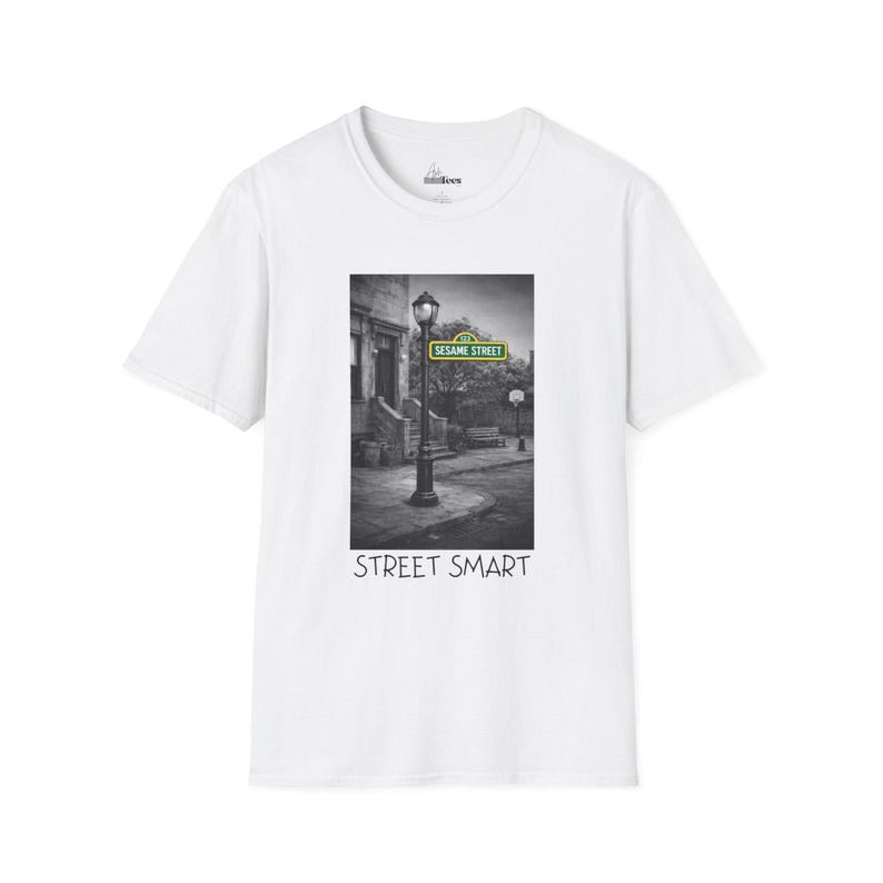 Sesame Street Adult Tee | Street Smart Shirt | PBS T-shirt image 4