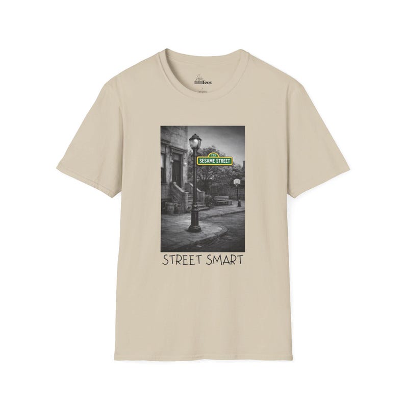 Sesame Street Adult Tee | Street Smart Shirt | PBS T-shirt image 5