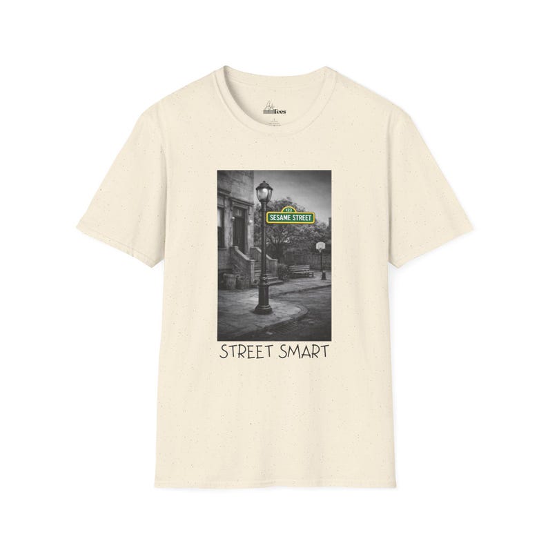 Sesame Street Adult Tee | Street Smart Shirt | PBS T-shirt image 6
