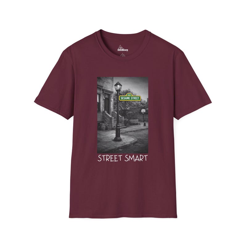 Sesame Street Adult Tee | Street Smart Shirt | PBS T-shirt image 17