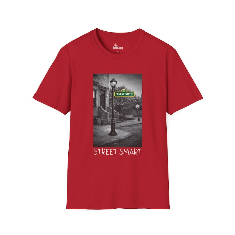 Sesame Street Adult Tee | Street Smart Shirt | PBS T-shirt image 16