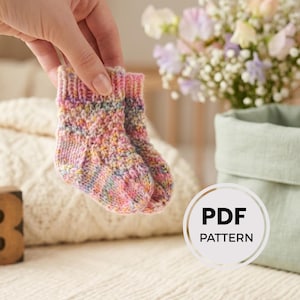 Teo breipatroon babysokken (pdf) – eenvoudige tutorial voor handgebreide sokken