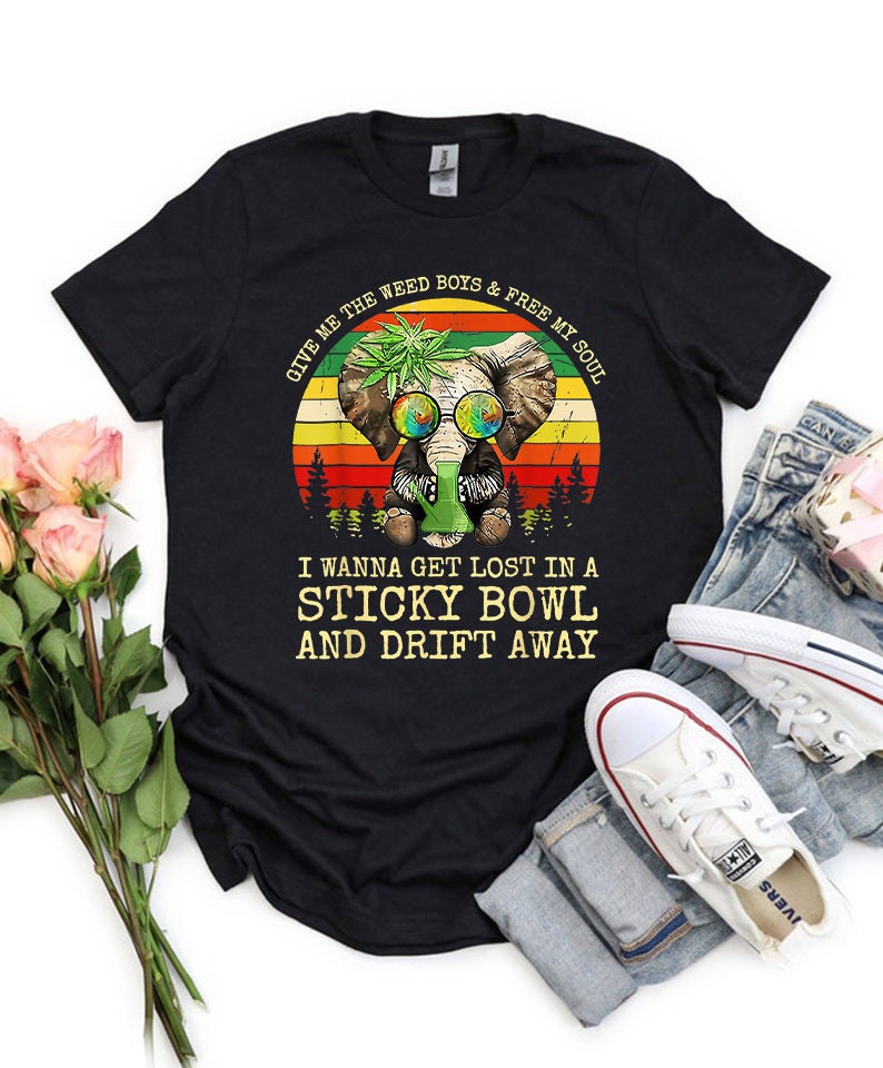 Cool Elephant Smoking Weed Bong Marijuana Cannabis Stoner Etsy