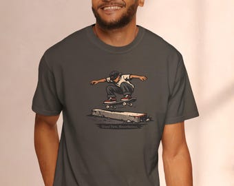 Skater Shirt, Street Skating Shirt, Skateboard, Gift For Skater, Street Fashion, Sports Lover Shirts, Unisex Garment-Dyed, Comfort Colors