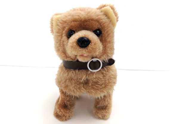 barking stuffed dog toy