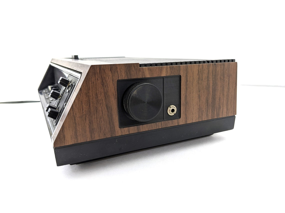 Vintage GE Am/FM Digital Alarm Clock Radio with Red LED Etsy