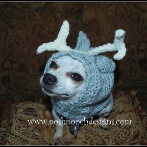 Deer Dog Snood 3 sizes S-L Instant Download KNITTING Pattern image 4