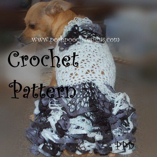 Instant Download Crochet Pattern Christmas Sweater Dog Dress Etsy