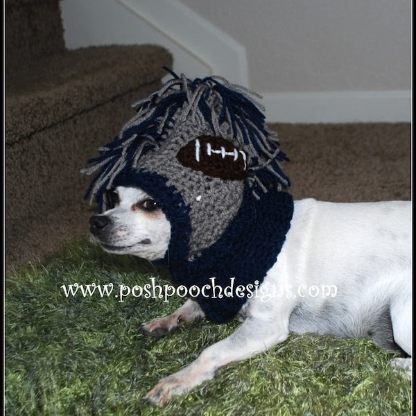 Mohawk Dog Snood Hooded Cowl Instant Download Crochet Pattern