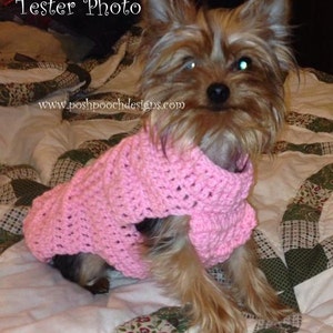Instant Download Crochet Pattern Cable Stitch Dog Sweater - Etsy