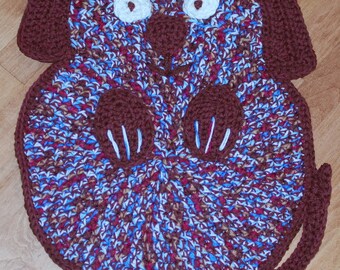 Instant Download - Crochet Pattern - Puppy Dog rug  -Pet mat - Wall Decor