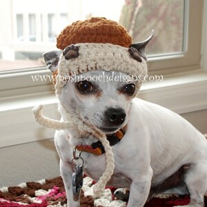 Instant Download Crochet pattern Aviator Dog Hat SmallDog image 3