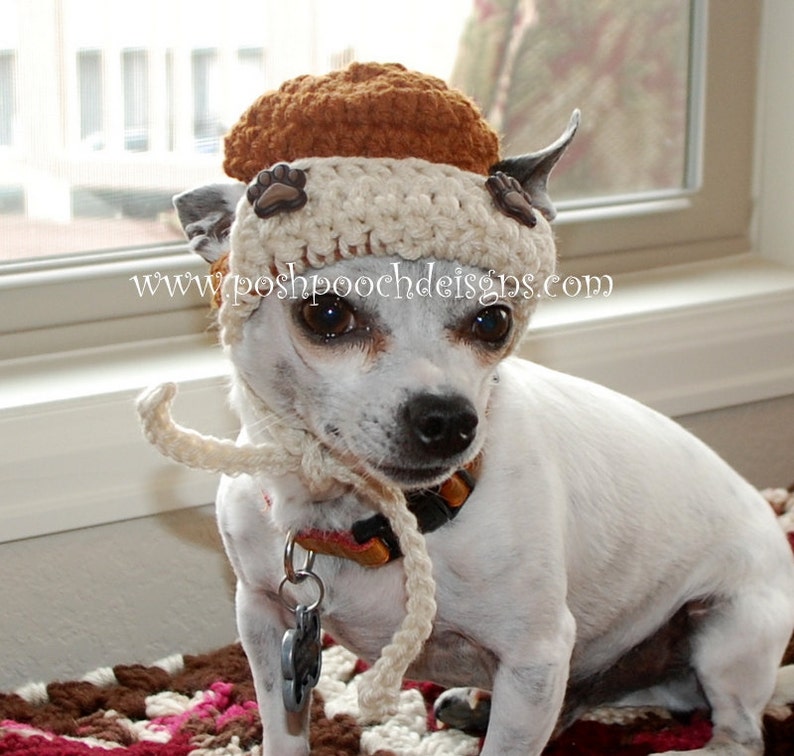 Instant Download Crochet pattern Aviator Dog Hat SmallDog image 3