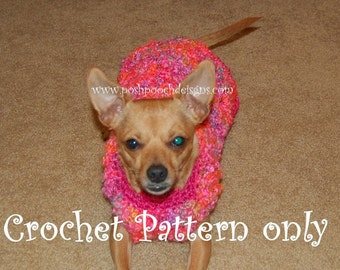 Instant Download Crochet Pattern - Easy Chunky Dog Sweater - ALL Size Dogs  2 - 200 lbs