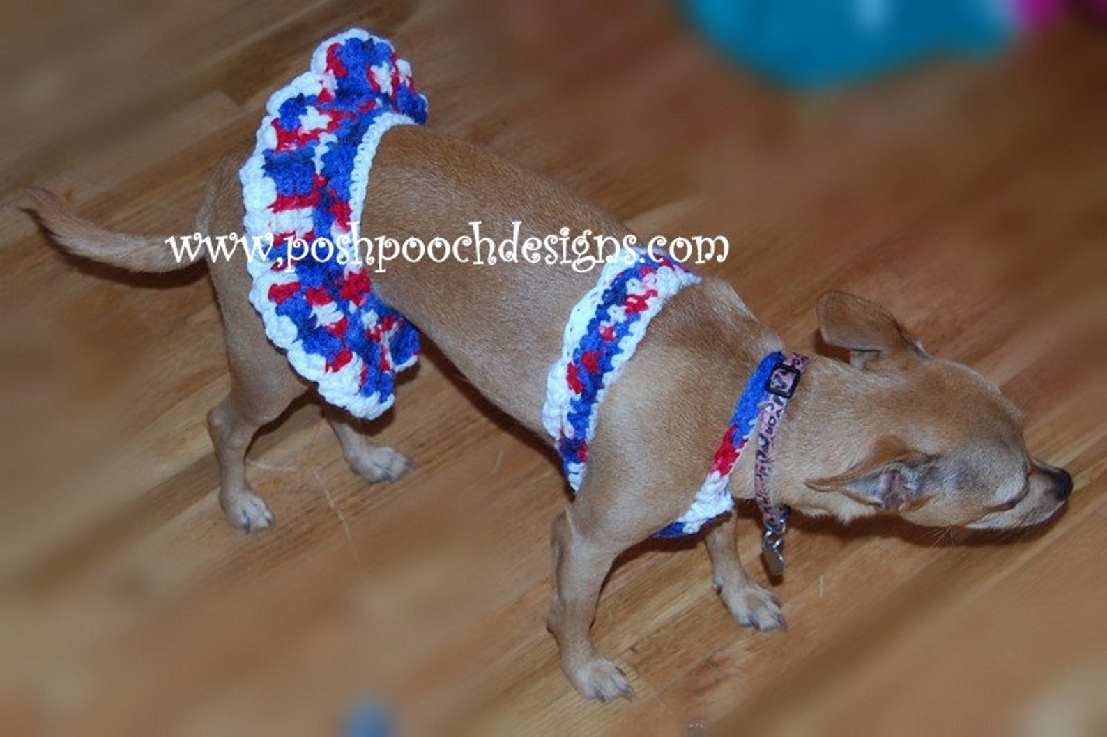 Instant Download Crochet Pattern Dog Bikini Top and Ruffle Etsy