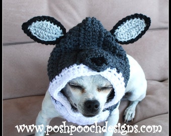 Wolf Dog Snood Instant Download Crochet Pattern 3 sizes