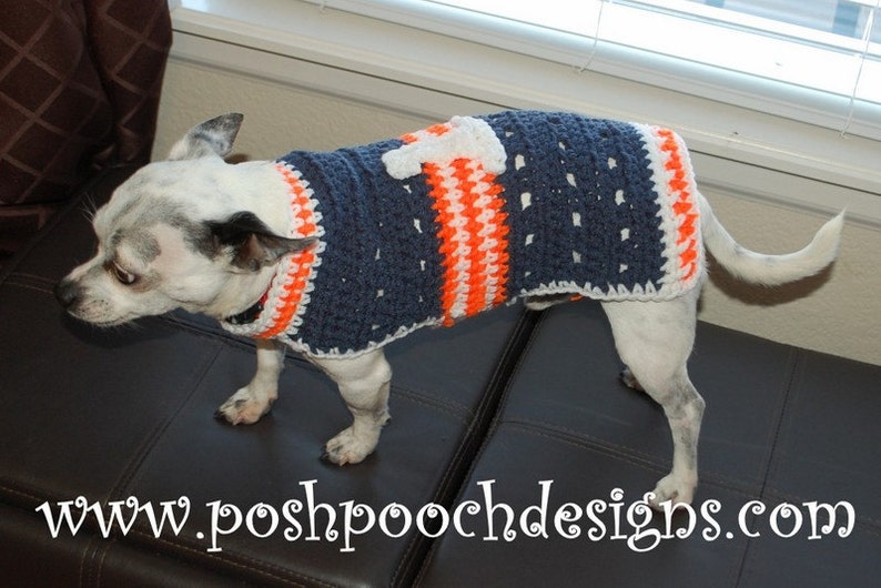 Instant Download Crochet Pattern Sports Jersey Dog Sweater Etsy