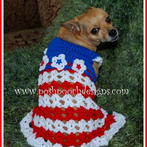 Instant Download Crochet Pattern Christmas Sweater Dog Dress Etsy