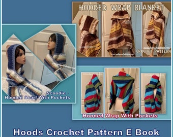 Hoods Crochet Pattern E Book Instant Download