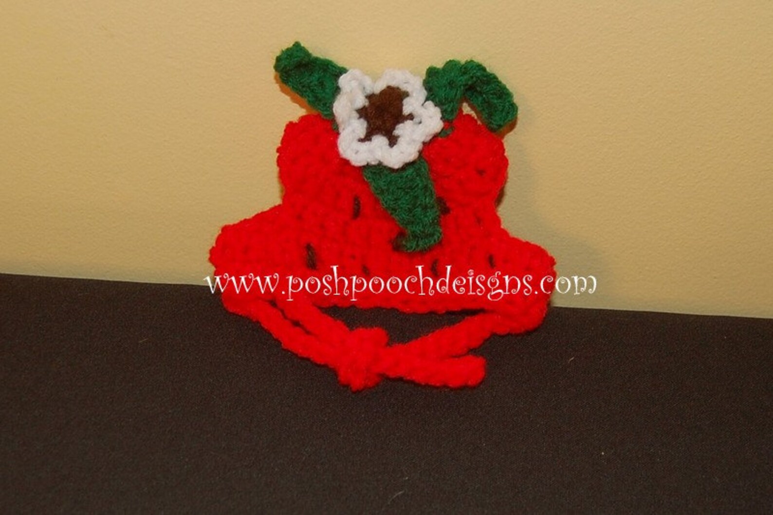 Instant Download Crochet Pattern Strawberry Dog Hat Small Etsy
