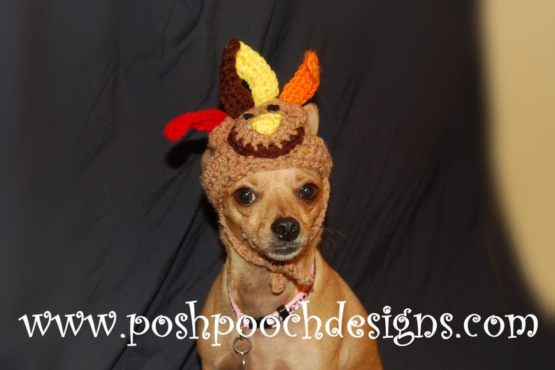 Turkey Dog Hat for Medium to Large dog med Dog hat Large Etsy