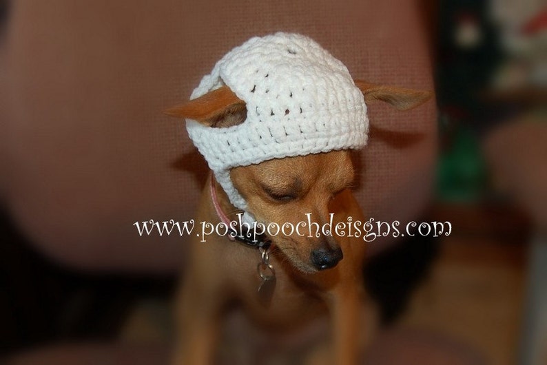 Instant Download Crochet Pattern Bundle Dog Beanies Small, Medium and Large Sizes image 4