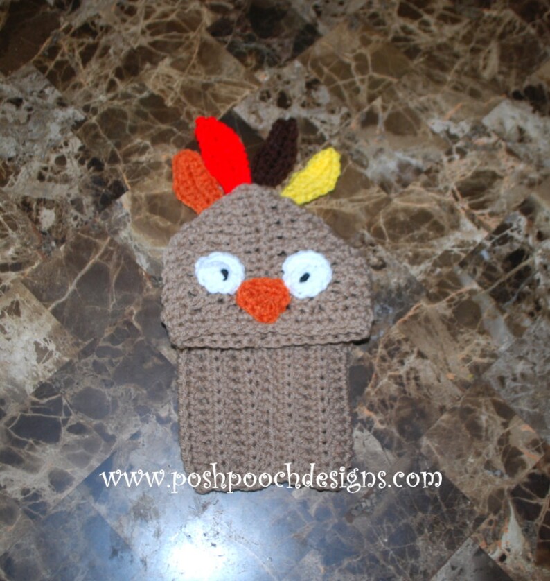 Turkey Dog Snood Instant Download Crochet Pattern For Small Dogs image 3