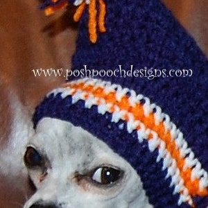 Instant Download Crochet Pattern Sports Team Dog Hoodie Small Dog Hoody 2-20 lbs image 3