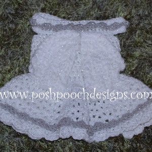 Instant Download Crochet pattern Angel Dog Costume Dog Angel Sweater image 2