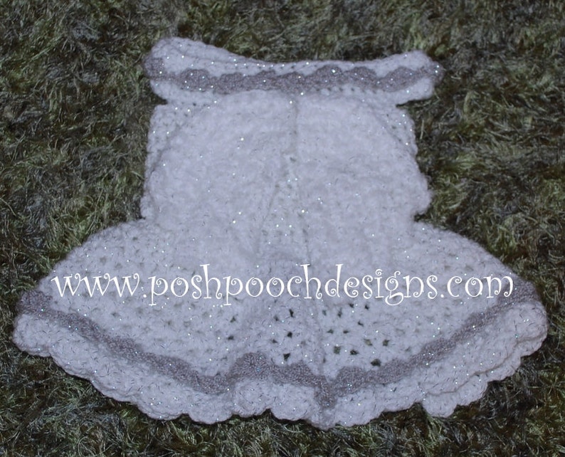 Instant Download Crochet pattern Angel Dog Costume Dog Angel Sweater image 2