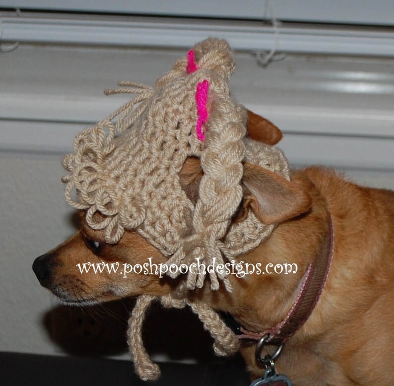 Instant Download Crochet Pattern Cabbage Patch Dog Hat Etsy