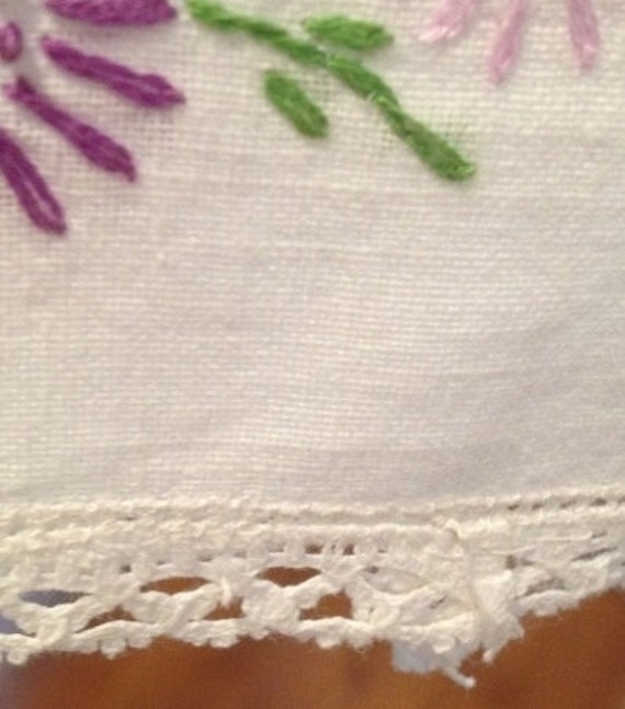 Vintage Used Dresser Chest Of Drawers Scarf With Embroidered Etsy