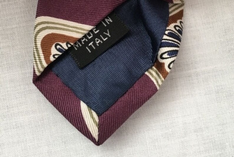 Vintage Gently Worn Kuppenheimer Silk Necktie Purple With | Etsy