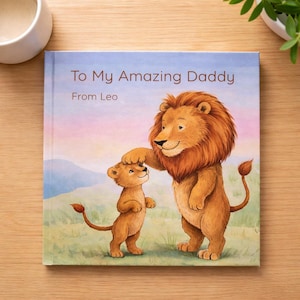 Personalised Book for Dad from Child | Customised Story Book | Father’s Day Gift | Birthdays