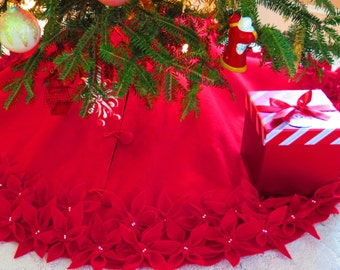 christmas tree skirts etsy