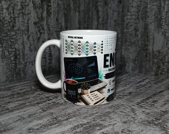 AI Engineer Mug | Artificial Intelligence Gift | Machine Learning Engineer Coffee Mug | Data Scientist Gift | AI Architect Present