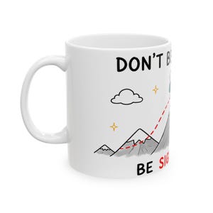 Grappige statisticusmok | Wees niet gemiddeld, wees belangrijk | Cadeau datawetenschapper | Statistieken koffiemok | Analistencadeau | Onderzoekermok