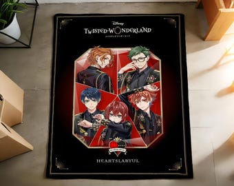 Savanaclaw Dorm Twisted Wonderland Decke weicher Überwurf, Spiel Fandom Geschenk