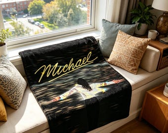 King of Pop Michael Jackson Decke weicher Überwurf, durchdachtes Geschenk für Fans