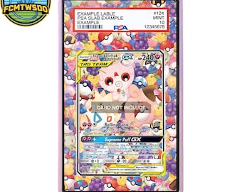 Togepi Cleffa Igglybuff GX 143a/236 Extended Art Graded Magnetic Display Case