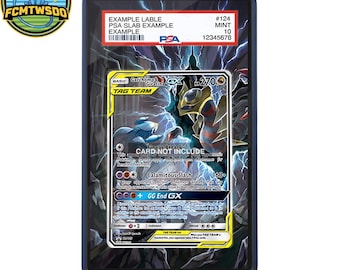 Garchomp & Giratina GX SM193 Pokémon TCG Extended Art Graded Magnetic Display Case