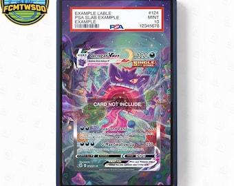 Gengar VMAX 271-264 Extended Art Graded Magnetic Display Case