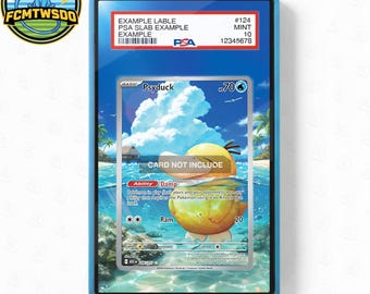 Psyduck 226-217 Extended Art Graded Magnetic Display Case